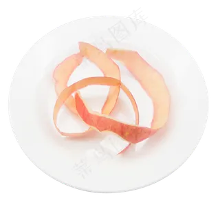 苹果皮垃圾水果皮