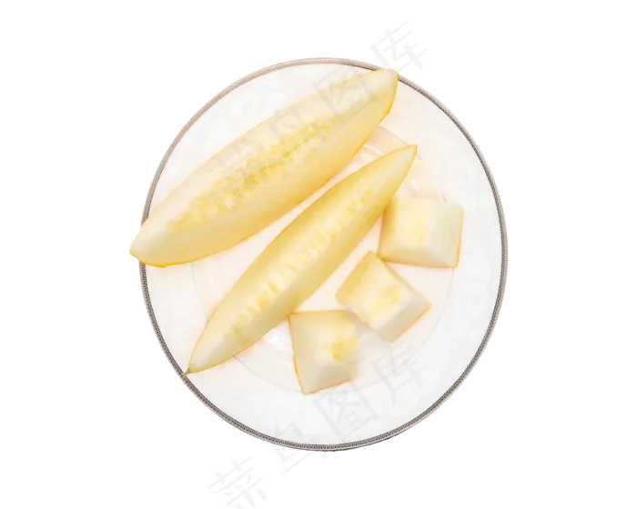 一盘哈密瓜水果(2048X2048(DPI:132))