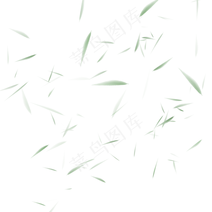 手绘小清新唯美落叶下载(2000*2000px)psd模版下载