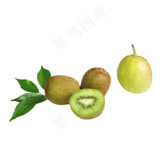 绿色香甜水果组合