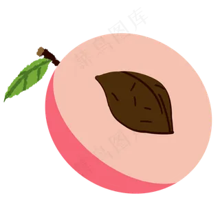 美味的粉色水蜜桃