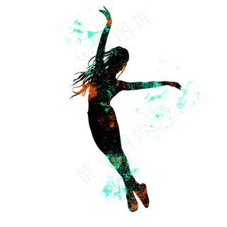 开学季舞蹈社团招新剪影,免抠元素