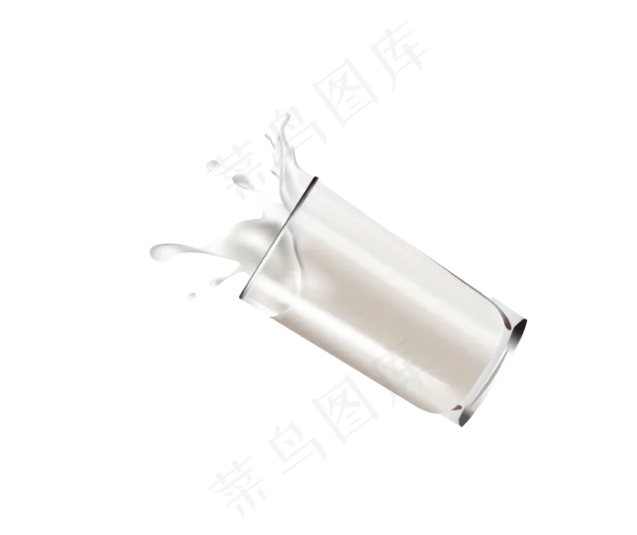 玻璃杯牛奶杯,免抠元素(2100X2800(DPI:299))ai矢量模版下载