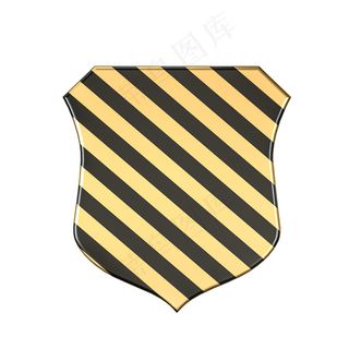 315黑金大气质感盾牌PNG元素