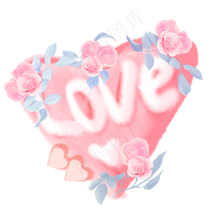 情人节玫瑰花装饰