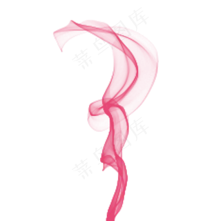 飘带设计红色线条形状,免抠元素