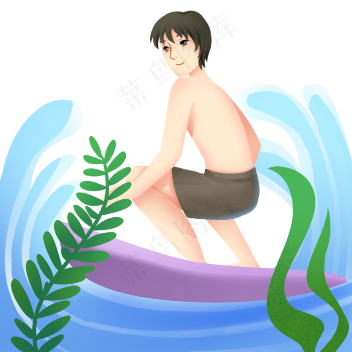 节日大暑节气(2000X2000(DPI:300))psd模版下载