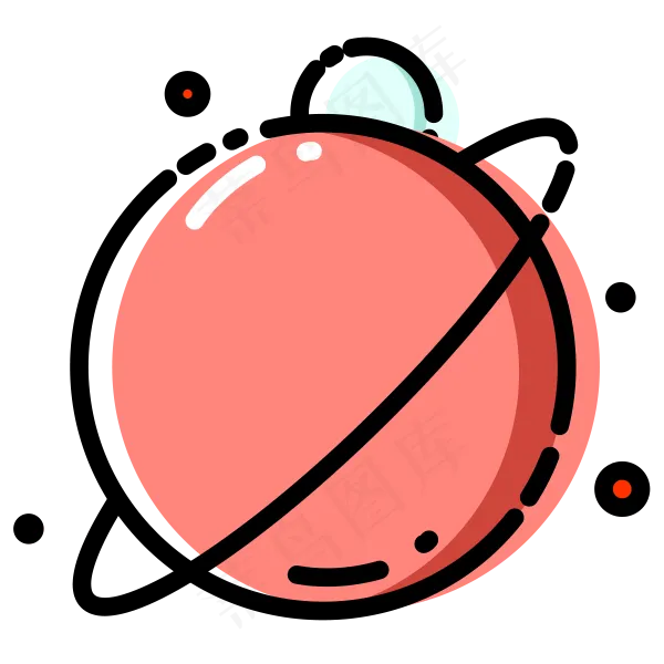 MBE风格UFO星球,免抠元素(600*600px 300 dpi )psd模版下载