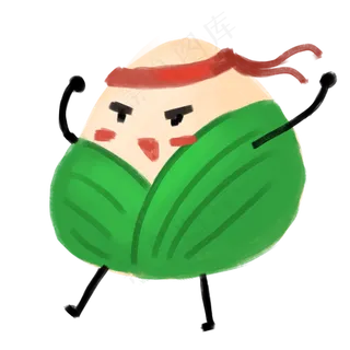 端午节创意拟人粽子