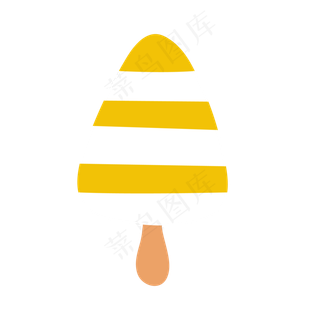 卡通手绘风暑假夏至夏天冰棒免扣