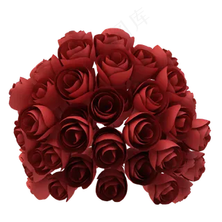 立体玫瑰花球