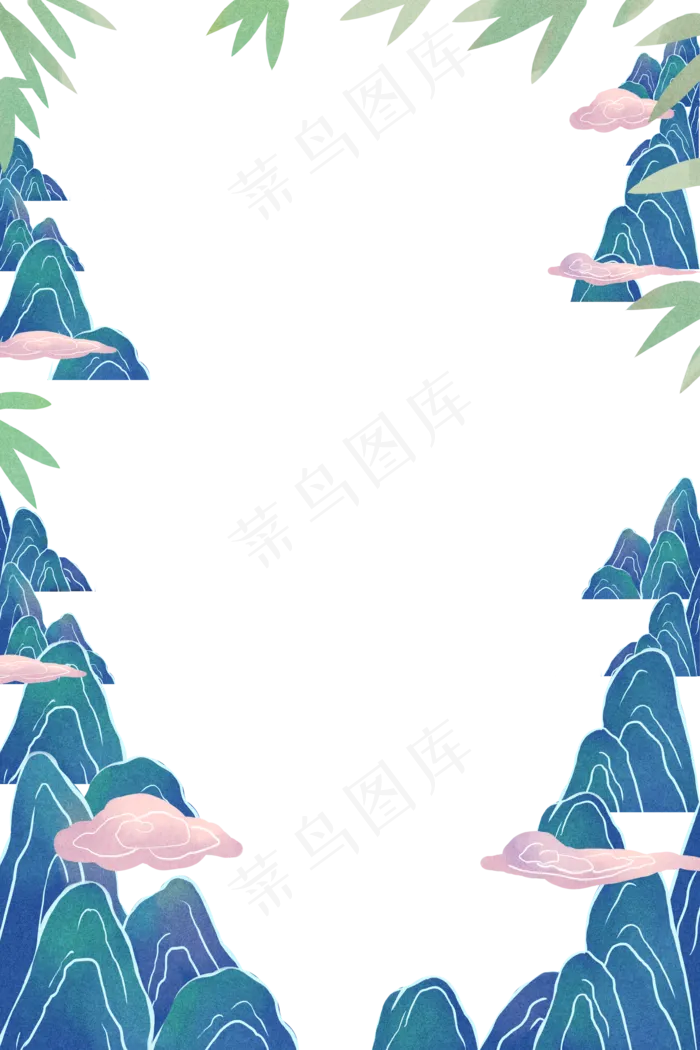 端午节边框(3543X5315(DPI:299))psd模版下载