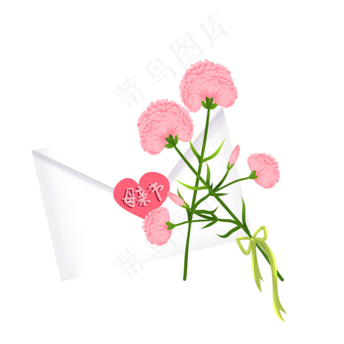 母亲节礼物康乃馨插图