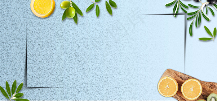 果蔬生鲜新鲜水果小清新banner(1920*900px 	       )psd模版下载