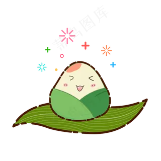 端午节卡通手绘粽子mbe风格粽