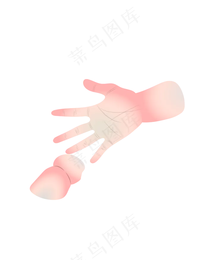 卡通手绘大手牵小手PNG(4167*5208px 300 dpi )ai矢量模版下载