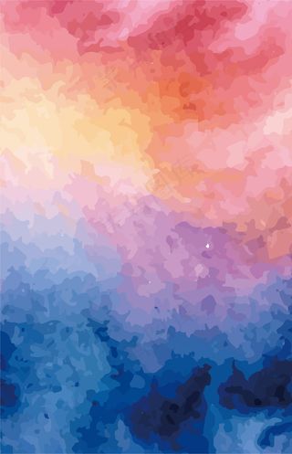 水彩笔刷渐变纹理平面素材