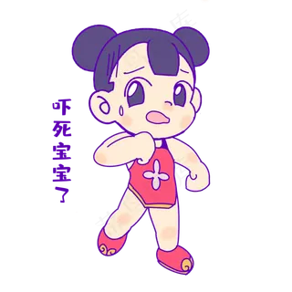 受到惊吓端午节表情