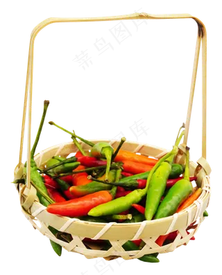 手提篮辣椒食材