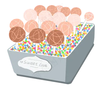 儿童节糖果卡通