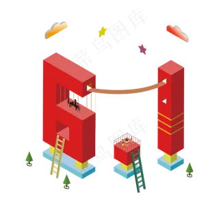 61儿童节立体创意