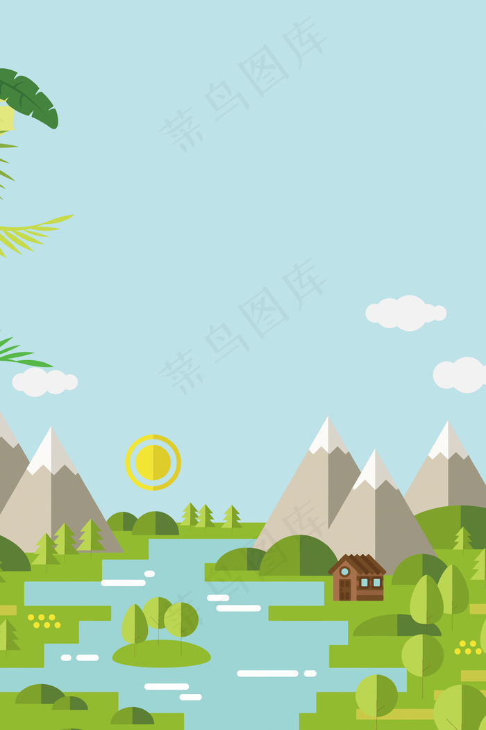 简约清明节通用背景素材