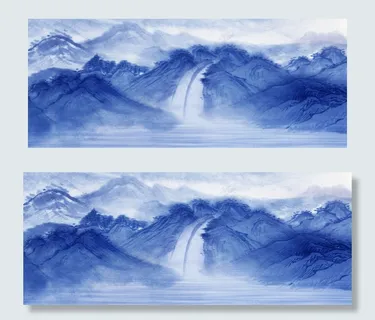 中国风国画山水古风水墨 中国风国画山水古风水墨