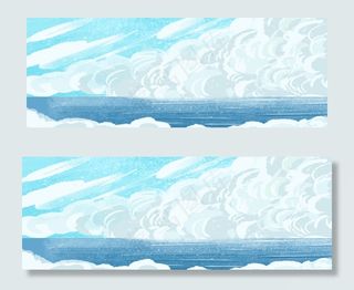 蓝色的海洋免抠图