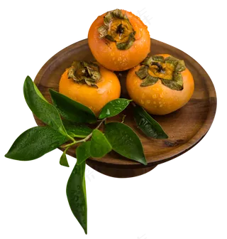 一盘柿子,免抠元素