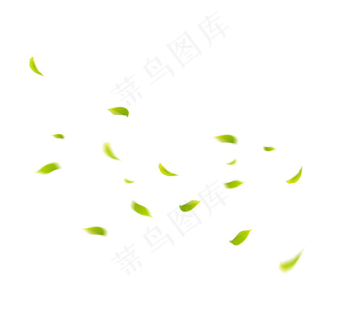 树叶飘浮,免抠元素(2000*1900px 300 dpi )psd模版下载
