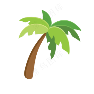 夏天暑假大海夏季椰子树免扣素材
