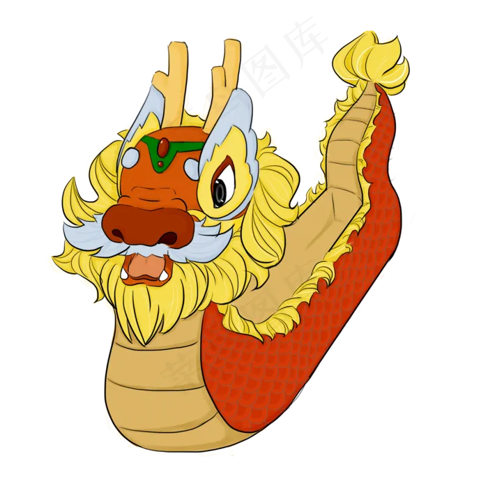 龙头船龙船中国节日中国习俗端午(2000X2000(DPI:96))psd模版下载