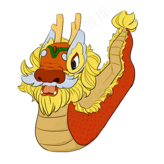 龙头船龙船中国节日中国习俗端午