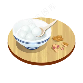 元宵节元宵汤圆免抠png