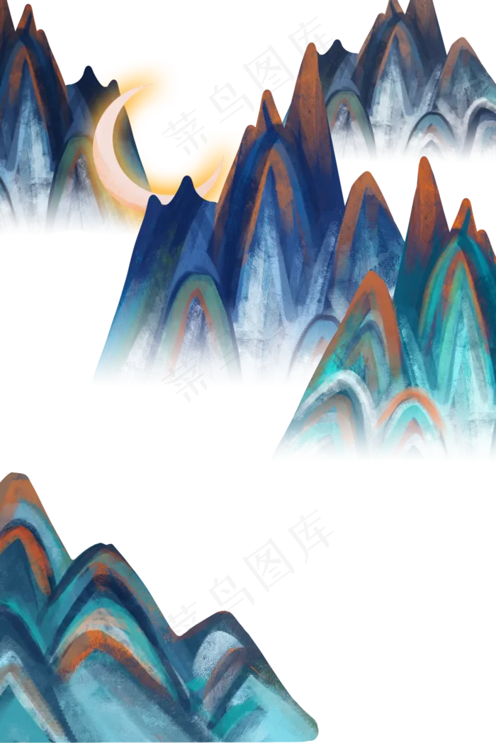 国潮风中国风高原(3545X5315(DPI:300))psd模版下载