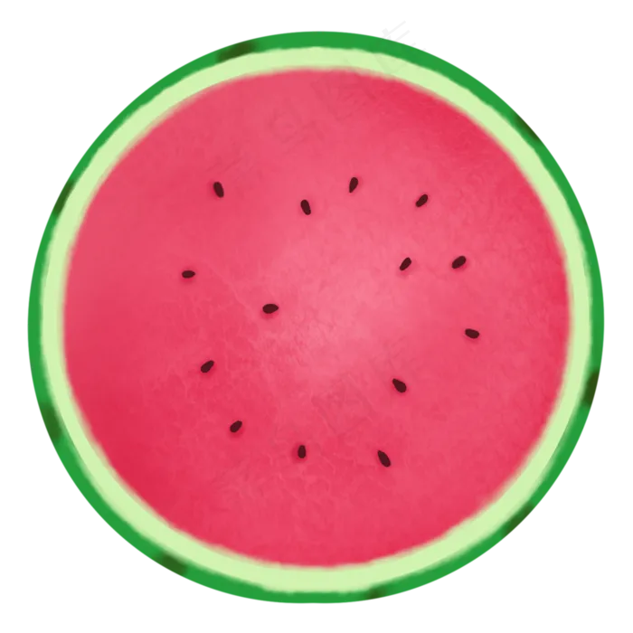夏季水果仿真西瓜剖面(2000X2000(DPI:300))psd模版下载