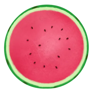 夏季水果仿真西瓜剖面