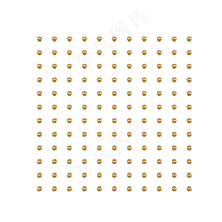 c4d立体金属小球装饰