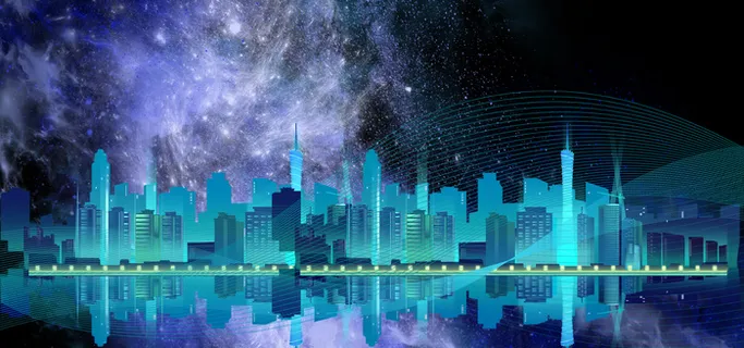 星空黑色夜空商务banner 星空黑色夜空商务banner
