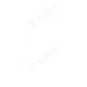 唯美白色羽毛元素