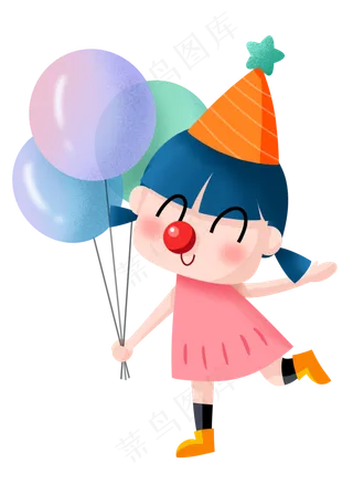 愚人节快乐开心女孩