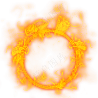 火圈火轮,免抠元素