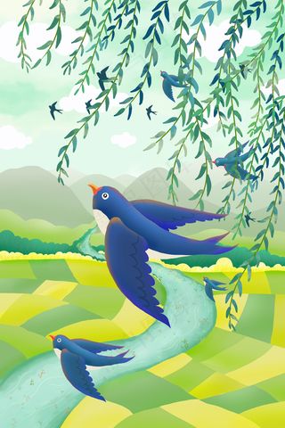 春分燕子南下归巢