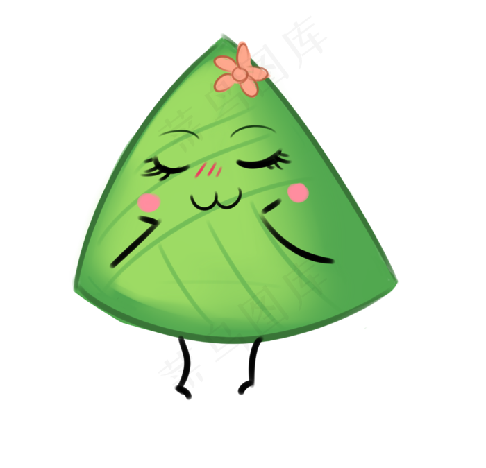 端午节害羞的粽子