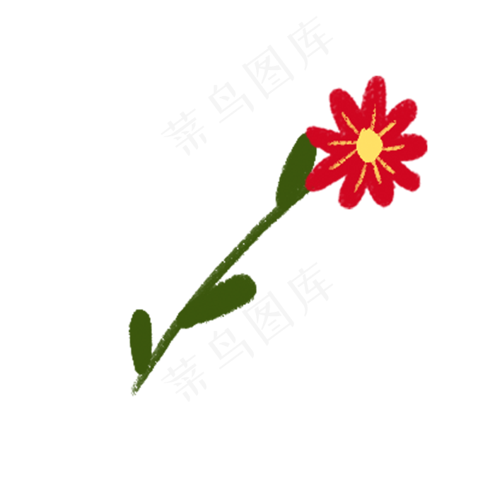 卡通春天鲜花下载(2000X2000(DPI:300))psd模版下载