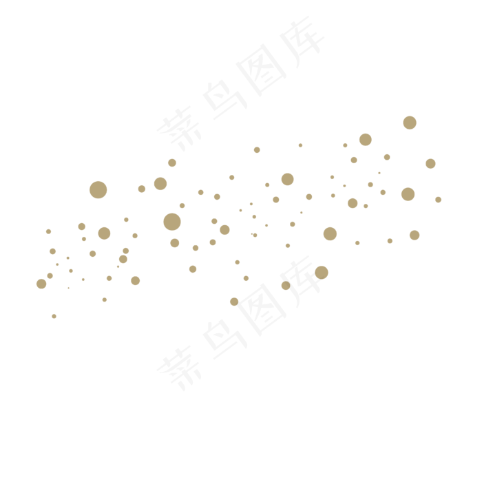 金色漂浮素材,免抠元素