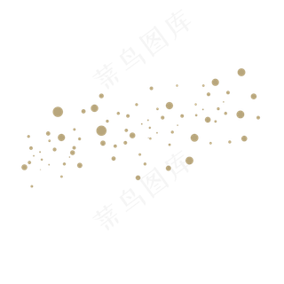 金色漂浮素材,免抠元素