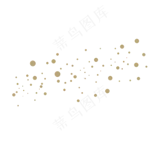 金色漂浮素材,免抠元素