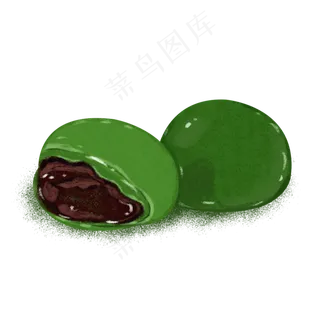 写实青团设计素材,免抠元素
