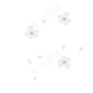 手绘花瓣通用词免扣图,免抠元素